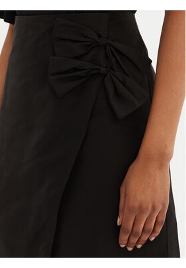 Bruuns Bazaar Spódnica mini Reginae BBW4394 Czarny Slim Fit. Kolor: czarny. Materiał: syntetyk