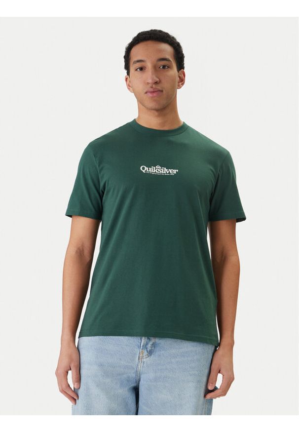 Quiksilver T-Shirt EQYZT08174 Kolorowy Regular Fit. Materiał: bawełna. Wzór: kolorowy