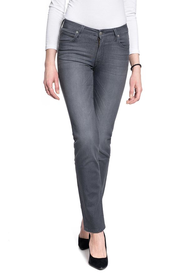 Lee - LEE MARION DAMSKIE SPODNIE JEANSOWE JEANSY DARK IRON L301PMUZ. Okazja: na co dzień. Stan: podwyższony. Styl: casual