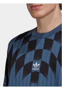 Adidas - adidas Longsleeve Rekive Graphic HK7331 Niebieski Loose Fit. Kolor: niebieski. Materiał: syntetyk. Długość rękawa: długi rękaw