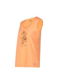 Damski tank top CMP. Kolor: pomarańczowy, wielokolorowy. Długość rękawa: bez rękawów