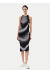 only - ONLY Sukienka codzienna Belfast 15323632 Czarny Regular Fit. Okazja: na co dzień. Kolor: czarny. Materiał: bawełna. Typ sukienki: proste. Styl: casual