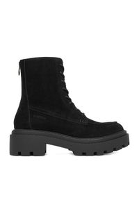G-Star RAW - G-Star Raw Trzewiki EO-LEYLA-HY25713 Czarny. Kolor: czarny. Materiał: zamsz, skóra