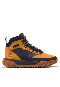 Timberland Sneakersy Gs Motion 6 Mid F/L Wp TB0A67JC2311 Brązowy. Kolor: brązowy. Materiał: nubuk, skóra