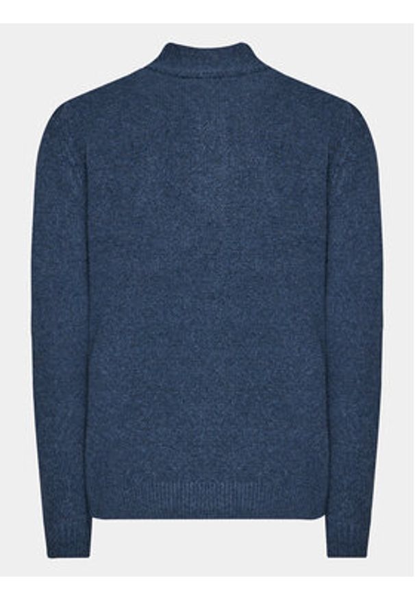 INDICODE Sweter Lokant 35-722 Granatowy Regular Fit. Kolor: niebieski. Materiał: syntetyk