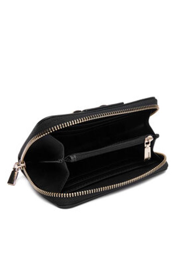 Guess Duży Portfel Damski Jane Slg SWVG98 91140 Czarny. Kolor: czarny. Materiał: skóra