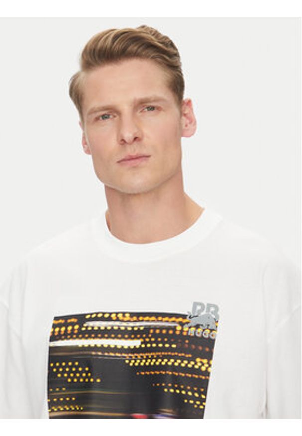 Hugo - HUGO T-Shirt Daveley_RB 50545125 Biały Regular Fit. Kolor: biały. Materiał: bawełna
