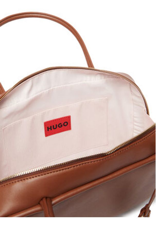 Hugo - HUGO Torebka Jodi 50562944 Brązowy. Kolor: brązowy. Materiał: skórzane