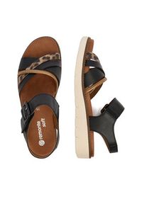 Remonte Sandały CEO-D2043-03 Czarny. Kolor: czarny. Materiał: skóra #7