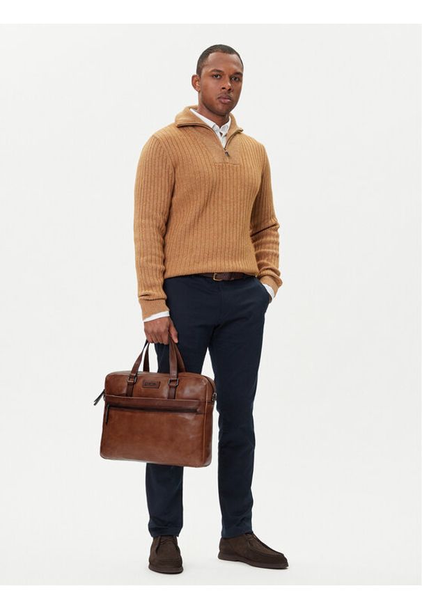 Pikolinos Torba na laptopa Mha-870 Brązowy. Kolor: brązowy. Materiał: skóra