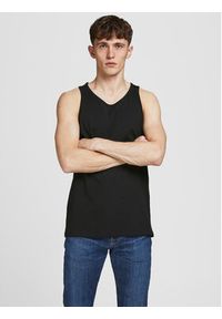 Jack & Jones Komplet tank topów Basic 12133910 Czarny Regular Fit. Kolor: czarny. Materiał: bawełna #2