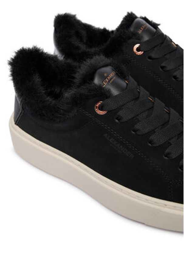Alexander Smith Sneakersy London ALBCLHW-8242-BLK Czarny. Kolor: czarny. Materiał: skóra