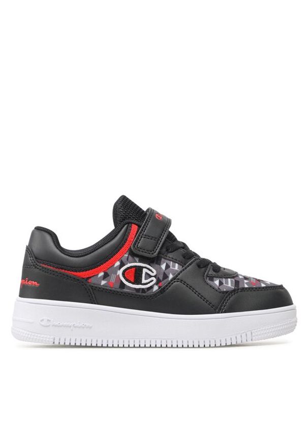 Champion Sneakersy Rebound Graphic S32416-CHA-KK001 Czarny. Kolor: czarny. Materiał: skóra