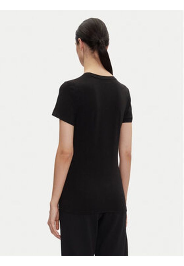 DKNY Sport T-Shirt DP5T1193 Czarny Regular Fit. Kolor: czarny. Materiał: bawełna. Styl: sportowy