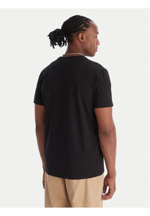 Kappa T-Shirt Authentic Nuria 341V2UW Czarny Regular Fit. Kolor: czarny. Materiał: bawełna