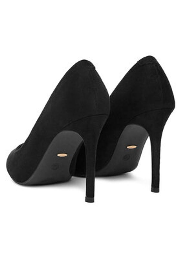 DeeZee Szpilki DBC-37237-1 Czarny. Kolor: czarny. Materiał: materiał. Obcas: na szpilce