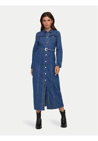 only - ONLY Sukienka jeansowa Myth 15337232 Niebieski Regular Fit. Kolor: niebieski. Materiał: bawełna