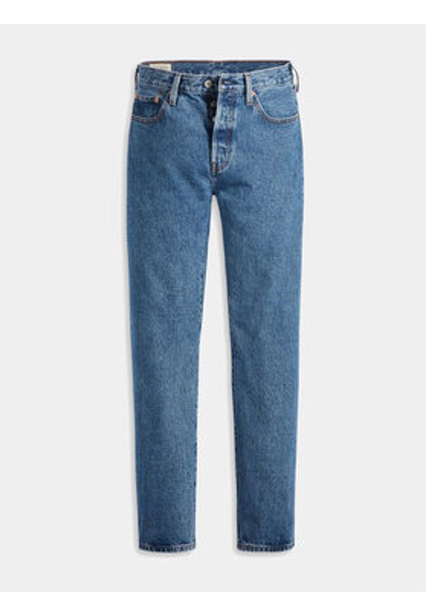 Levi's® Jeansy 501® 12501-0438 Granatowy Straight Fit. Kolor: niebieski
