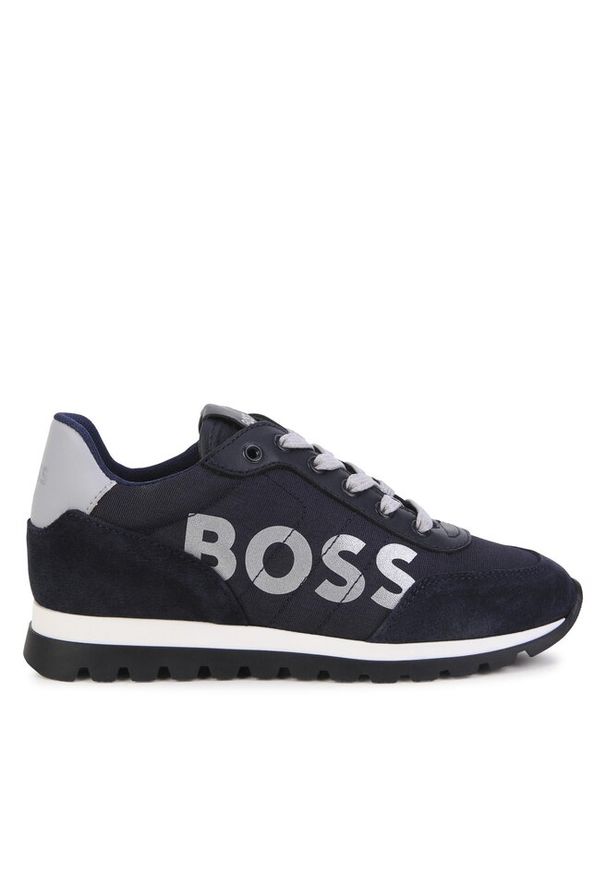 BOSS - Sneakersy Boss. Kolor: niebieski