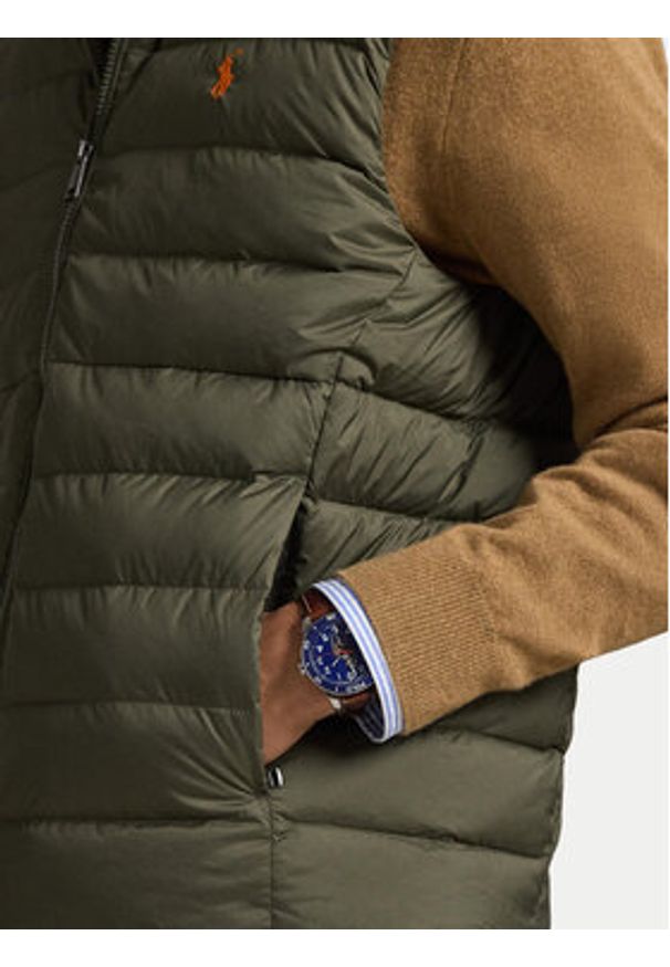 Polo Ralph Lauren Bezrękawnik 710967775008 Zielony Regular Fit. Typ kołnierza: polo. Kolor: zielony. Materiał: syntetyk. Długość rękawa: bez rękawów