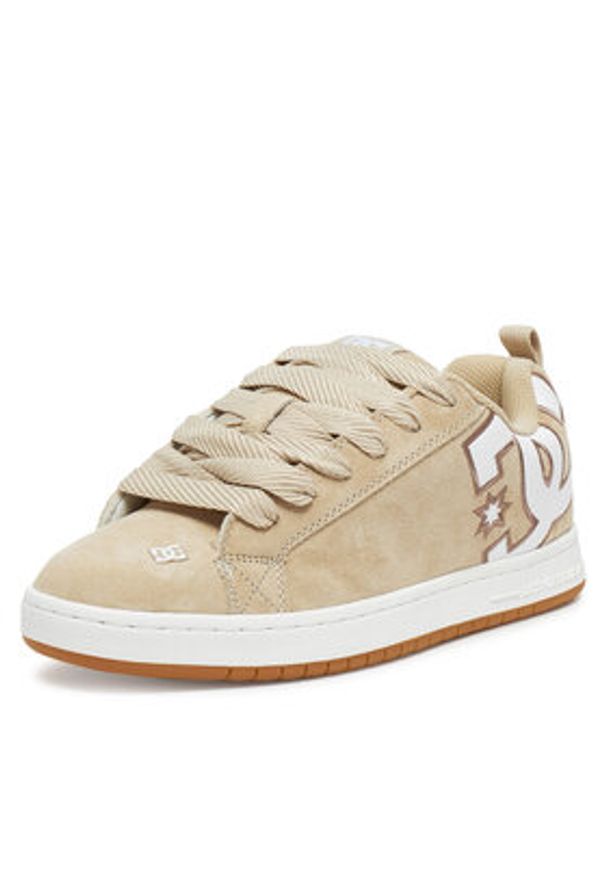 DC Shoes Sneakersy V5-10116 Beżowy. Kolor: beżowy. Materiał: skóra, zamsz