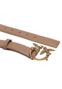 Pinko Pasek Damski Love Berry H3 Belt AL 23-24 PLT01 100125 A0F1 Brązowy. Kolor: brązowy. Materiał: skóra #2