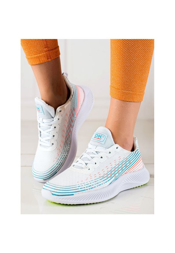 Wygodne Buty Sportowe DK białe. Kolor: biały