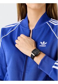 Adidas - adidas Zegarek Retro Wave One AOSY24527 Czarny. Kolor: czarny. Materiał: skóra. Styl: retro #4