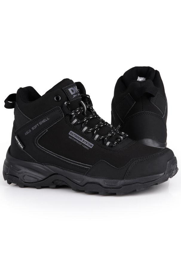 Buty damskie wysokie zimowe DK SAURON D. Kolor: czarny. Sezon: zima. Sport: turystyka piesza