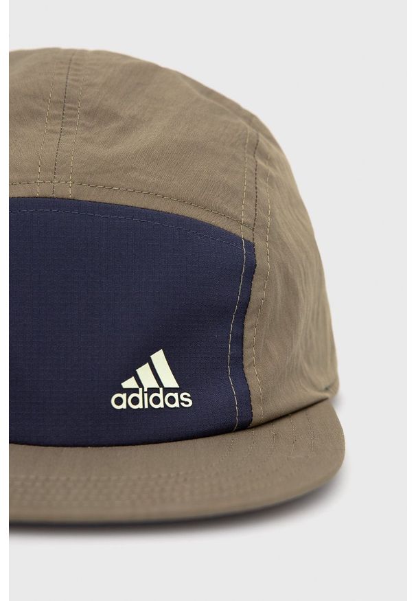 adidas Performance czapka HD7307 kolor zielony wzorzysta. Kolor: zielony. Materiał: poliester