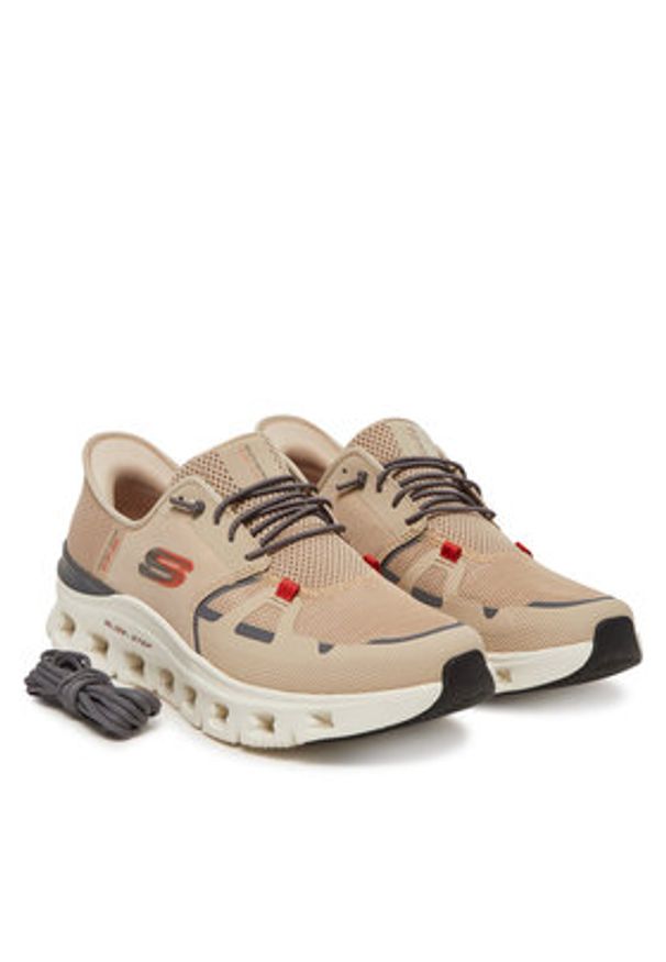 skechers - Skechers Sneakersy Glide-Step Pro- 232930/TPOR Beżowy. Kolor: beżowy. Materiał: materiał