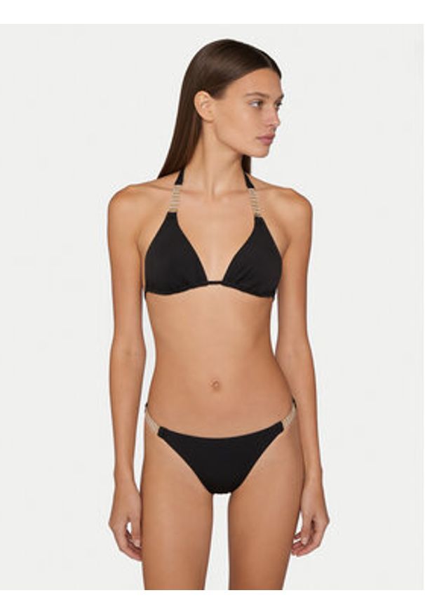 Guess Góra od bikini E6GJ41 KG272 Czarny. Kolor: czarny. Materiał: syntetyk