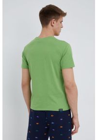Invicta t-shirt bawełniany kolor zielony z nadrukiem. Kolor: zielony. Materiał: bawełna. Wzór: nadruk #4
