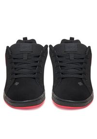DC Sneakersy COURT GRAFFIK 300678-BHP Czarny. Kolor: czarny. Materiał: zamsz, skóra