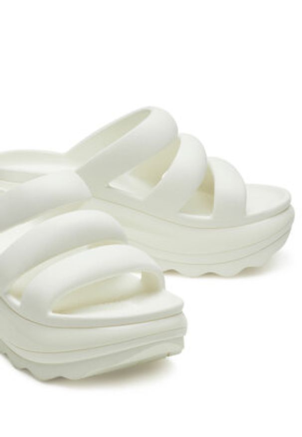 Crocs Klapki Mega Crush Triple Strap 209842 Écru