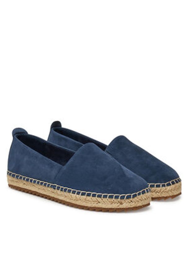 Marc O'Polo Espadryle RR2M3024 Granatowy. Kolor: niebieski. Materiał: skóra