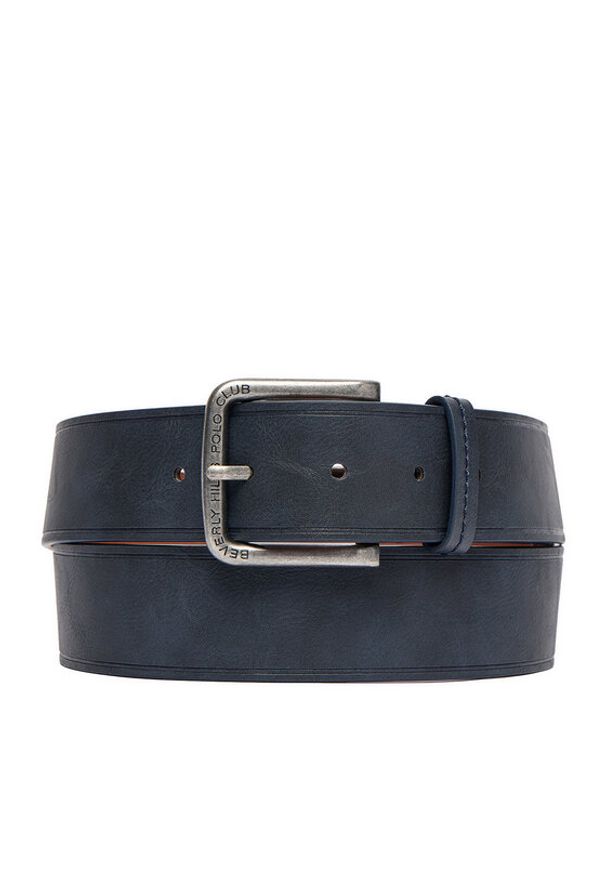 Beverly Hills Polo Club Pasek CWBEO-BHPC-M2-001-SS26 Granatowy. Kolor: niebieski. Materiał: materiał