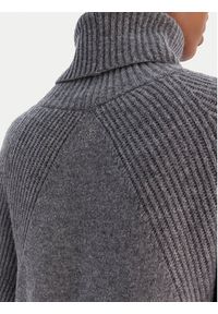 Liu Jo Sukienka dzianinowa MF5063 MS009 Szary Regular Fit. Kolor: szary. Materiał: wełna #5