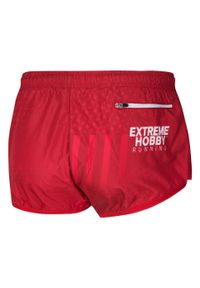 Szorty do biegania męskie spodenki biegowe EXTREME HOBBY POLSKA PRIME. Kolor: czerwony. Materiał: poliester. Długość: krótkie. Sezon: lato
