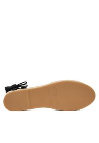 OFF-WHITE - Off-White Espadryle OWIB015S23LEA0011010 Czarny. Kolor: czarny. Materiał: skóra #5