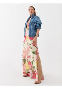 Blugirl Blumarine Sukienka codzienna RA3148-T3079 Kolorowy Regular Fit. Okazja: na co dzień. Materiał: wiskoza. Wzór: kolorowy. Typ sukienki: proste. Styl: casual #5