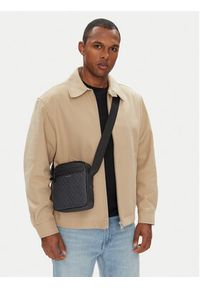 Calvin Klein Saszetka Ck Must Mono Reporter S LV04D3089G Czarny. Kolor: czarny. Materiał: skóra