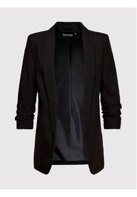Pieces Marynarka Boss 17090996 Czarny Regular Fit. Kolor: czarny. Materiał: syntetyk