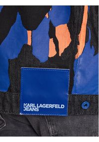 Karl Lagerfeld Jeans Kurtka jeansowa 231D1450 Kolorowy Relaxed Fit. Materiał: bawełna. Wzór: kolorowy #3