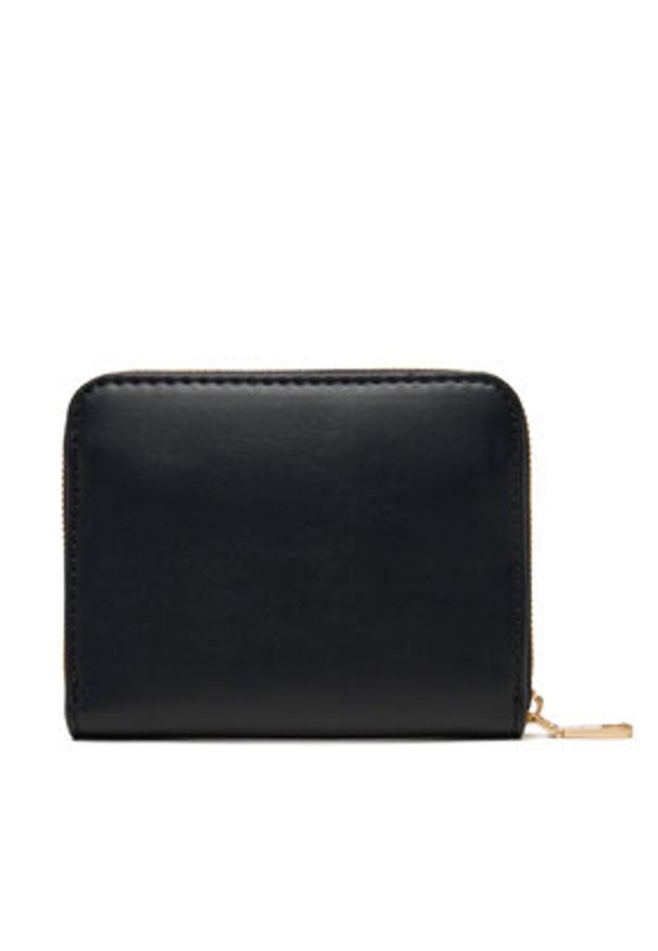 Calvin Klein Portfel Raised Ck Medium Zip LV04F1026G Czarny. Kolor: czarny. Materiał: skóra