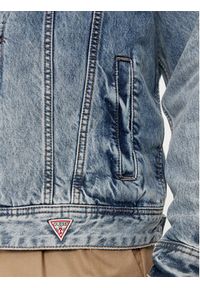 Guess Kurtka jeansowa M4GXN6 D4YO0 Niebieski Regular Fit. Kolor: niebieski. Materiał: bawełna #4