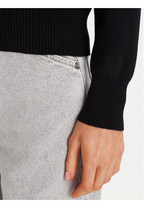 Morgan Kardigan 252-MTEDDY Czarny Regular Fit. Kolor: czarny. Materiał: syntetyk, wiskoza