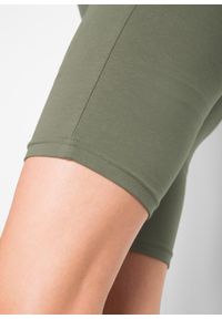 bonprix - Kolarki ze stretchem (2 pary). Kolor: zielony #2