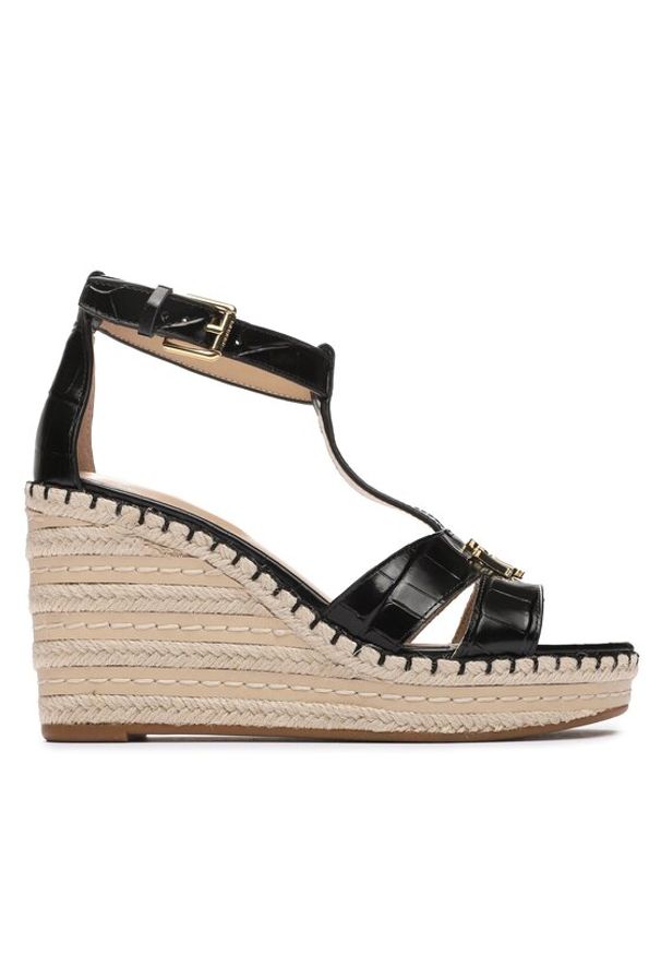 Lauren Ralph Lauren Espadryle Hale Ii 802901589006 Czarny. Kolor: czarny. Materiał: skóra