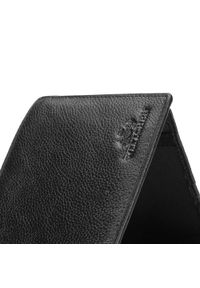 Wittchen - Męski portfel skórzany z rozkładanym panelem czarny. Kolor: czarny. Materiał: skóra #9